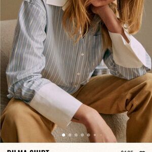 NWT Sezane Bilma Button Down